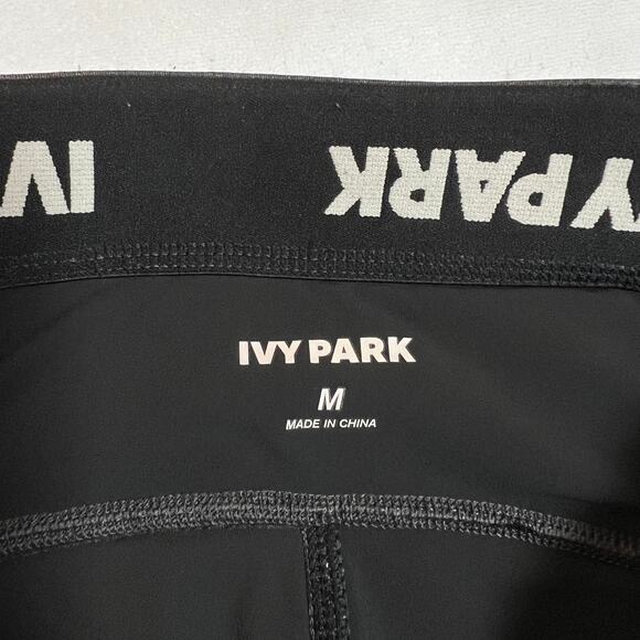 Ivy Park Mid Rise Compression Skinny Ankle Leggings Size Med Athleisure Workout - Picture 4 of 10